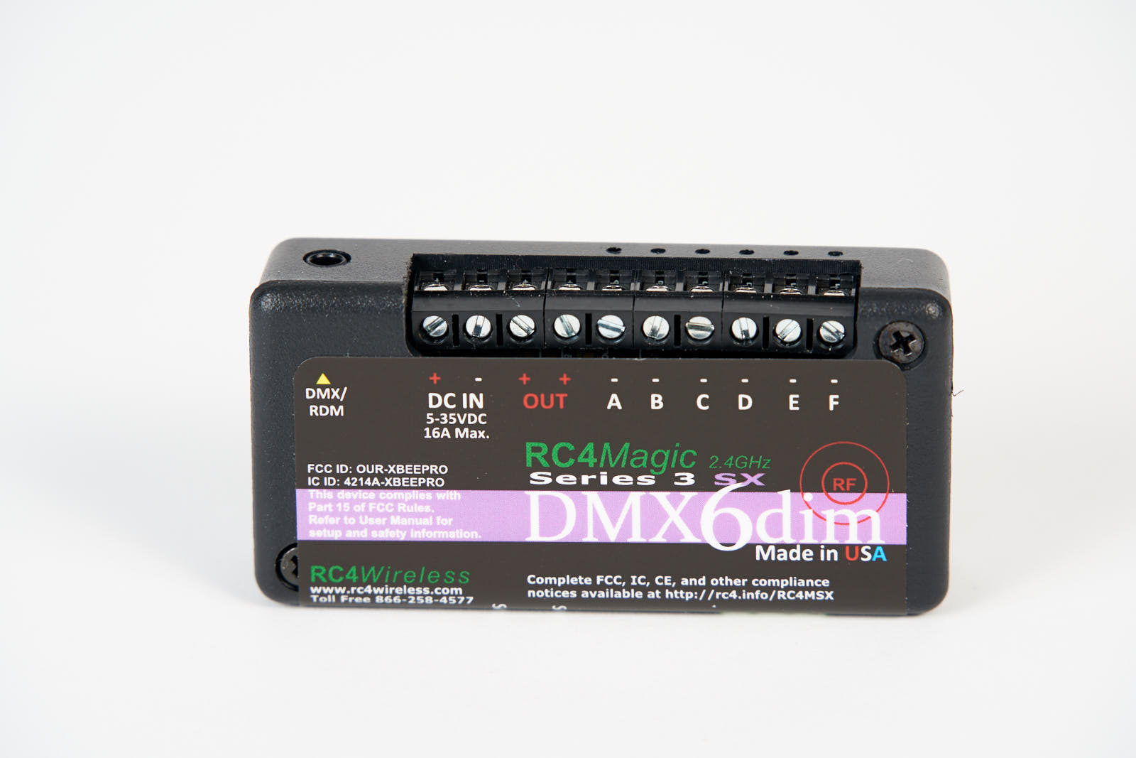 DMX 6 Channel Controller